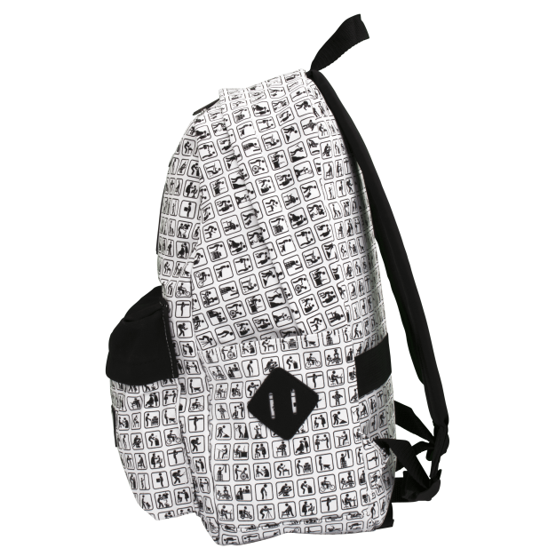 White Backpack NOWORK Icons